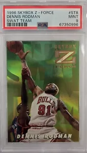 Skybox Z Force Swat Team 1996-97 Dennis Rodman #st8 PSA 9 - Imagen 1 de 2