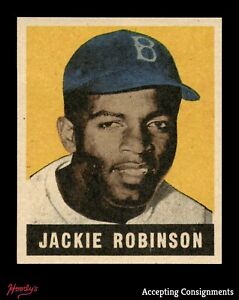 1997 Leaf #NNO Jackie Robinson Reprint DODGERS RC ROOKIE 0242/1948