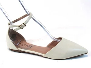 Journee Collection Reba Pointed Toe Flat Sandal (Women's) - Cream - Sz 8.5 W - Picture 1 of 8