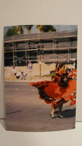 1990S FOUND PHOTOGRAPH COLOR PHOTO RETRO TRADITIONAL MEXICAN FEMALE DANCER LA - Picture 1 of 4