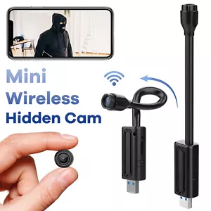 Mini Funk Überwachungskamera WiFi 1080P IP Nachtsicht Home Security Cam - Bild 1 von 17