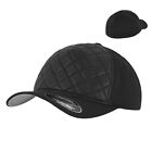 Flexfit Diamond Quilted Cap Kappe Baseballcap Lederimitat Youth S/M L/XL Neuware