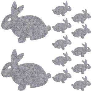 12 Pcs Kaninchen -Untersetzer Tischemat Tischmatten Ostern Tischsets - Bild 1 von 12
