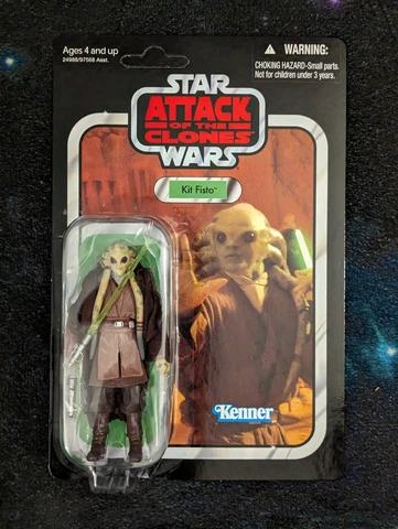 Star Wars Vintage Collection VC29 Kit Fisto Unpunched Offerless NM+/M Cover