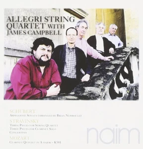 Allegri String Quartet w. J. Campbell - Schubert, Stravinsky & Mozart (NAIM CD) - Foto 1 di 1