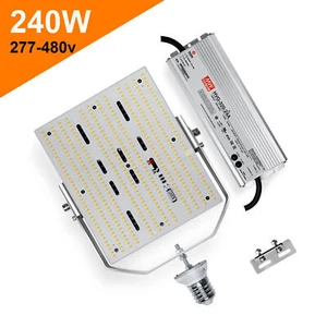 480V 240W LED Retrofit Kits Street Shoebox Lights Fixture 5700K E39 Base ETL DLC - Picture 1 of 12