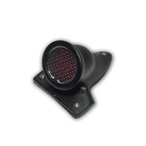 Black grill LED Tail Stop Brake plate Light cafe racer bobber Yamaha Honda custo - Bild 1 von 5
