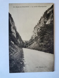 CPA 39 Route de NOZEROY - Le Défilé d'Entreportes - Imagen 1 de 2