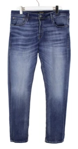 Jack & Jones Comfort / Mike Vaqueros Hombre W36/L36 Stretch Whiskers Nuevo Azul - Imagen 1 de 13