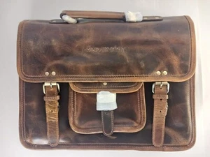 Kodiak Leather Satchel, Carrying Case, Buffalo Leather 15.5" x 12.5 Ebay Motors - Picture 1 of 8