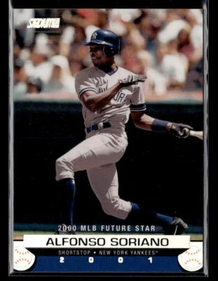 Alfonso Soriano - 2001 Stadium Club   FS  #182 New York Yankees - Image 1 of 2