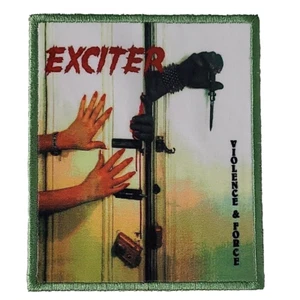 EXCITER Violence & Force SMALL PATCH Printed Band Logo - Picture 1 of 6