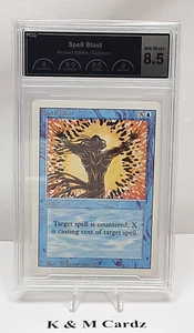 MTG - Revised - Spell Blast - Graded - PCG 8.5 - Vintage - Bild 1 von 5
