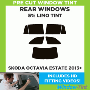 lifting SKODA octavia 5 portes 2009-2012 20% Foncé Arrière pré cut fenêtre teinte