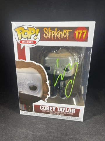 Corey Taylor Slipknot #177 Signed Funko Pop JSA COA Certified Autographed Cover