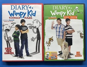 Diary of a Wimpy Kid Rodrick Rules 2 & Dog Days 3 DVD - Very Good !! 💿💿💿 - Picture 1 of 6
