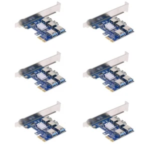  6 Pieces PCI-E-Erweiterungskarte Express -Expansion Pci-e-extender - Afbeelding 1 van 12