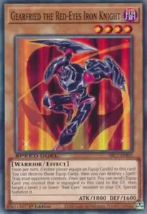 Yugioh! Gearfried the Red-Eyes Iron Knight - SBC1-ENI05 - Common - 1st Edition N - Picture 1 of 1