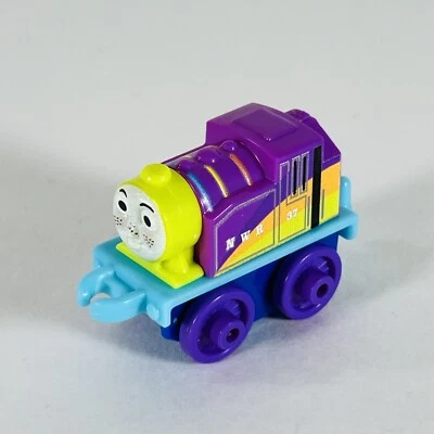 Thomas el Tren Arco Iris Rosie Miniatura Mini Tanque de Plástico Motor Púrpura Año Fiscal 88 Foto 1 de 4