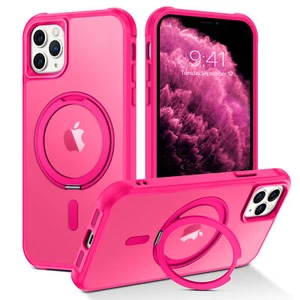 Shockproof Ring Holder Magnetic Case Cover For iPhone 15/14/13/12/11 Pro Max US - Picture 1 of 32