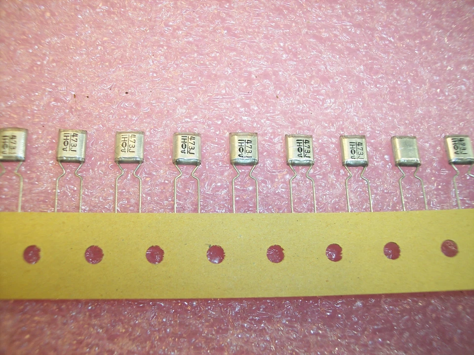 CANTIDAD (100) .047uf 50V 5% PELÍCULA PLÁSTICA POLIETILENO RADIAL "LD" 1A1H473J TAITSU Foto 1 de 1