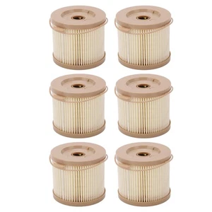 -6Pcs Fuel Filter Water Separator Oil Water Filter Kit For RACOR 2010PM‑OR 500FG - Picture 1 of 12
