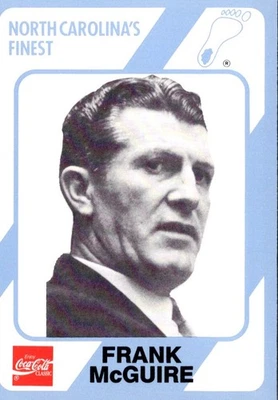1989 Collegiate Collection North Carolina's Finest Frank McGuire Basketball Card - Image 1 of 2