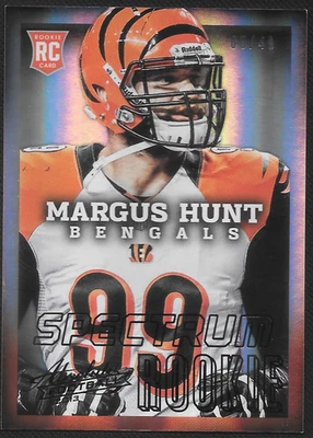 2013 Panini Absolute Rookie /49 Margus Hunt #162 Rookie RC - Image 1 of 2