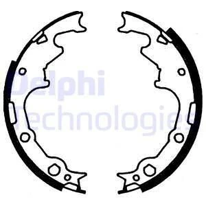 Brake Shoe Set DELPHI Fits JEEP CHRYSLER DODGE Cherokee Wrangler I II 4423606 - Image 1 of 1