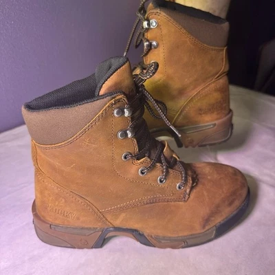 Botas Rocky de cuero tostado para hombre Foto 1 de 4