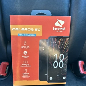 Boost Mobile Celero (2024) 5G, 50MP Dual Camera Prepaid Smartphone - New - Picture 1 of 2