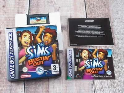 Nintendo: Game Boy Advance GBA: The Sims Bustin' Out (2003) Boxed & Complete PAL - Image 1 of 4