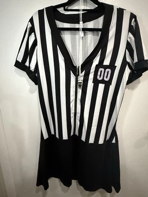 Leg Avenue Women's Sexy Referee Costume #00 Game Official Dress  - Image 1 of 4