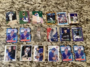 Mark Grace Chicago Cubs 18 Card Lot Topps Baseball Cards HOF Donruss - Picture 1 of 1