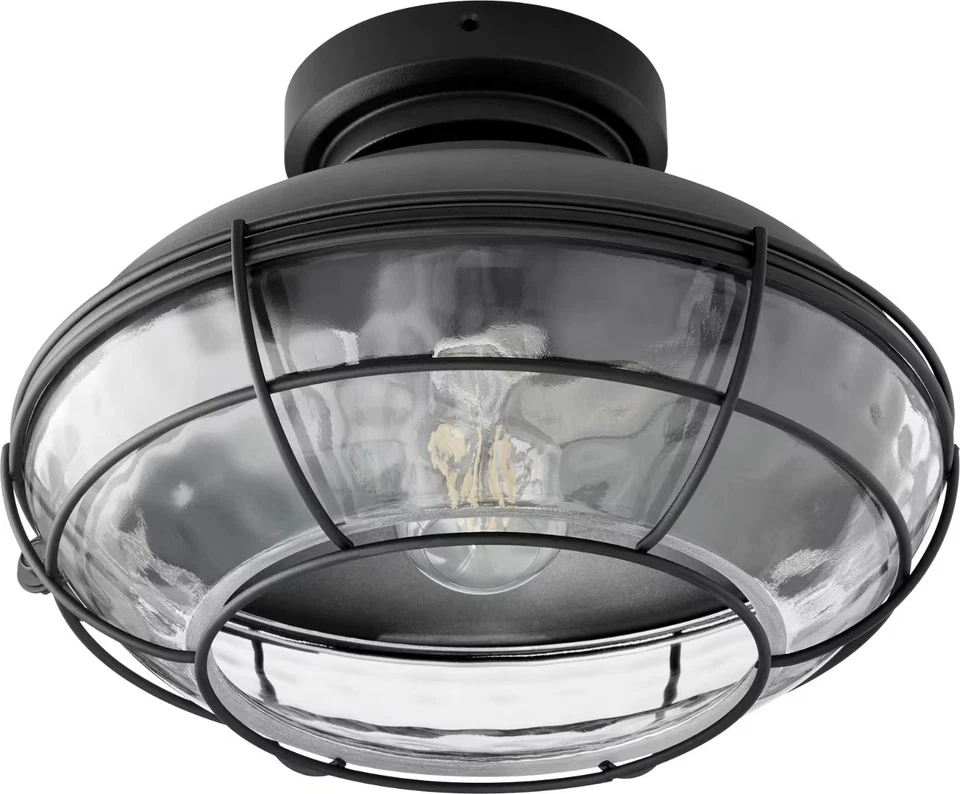 Quorum Windmill Indoor/Outdoor Ceiling Fan Light Kit in Noir - Image 1 of 1