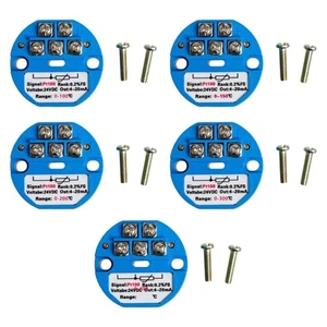 Temperature Transmitter Module PT100 Sensors DC24V 4-20mA Output Ranges - Picture 1 of 13