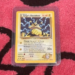 Pokémon TCG Lt. Surge’s Electabuzz #6 – Gym Heroes (2000) – Near Mint - Picture 1 of 2