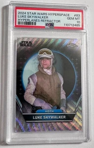 2024 Star Wars Hyperspace 83 Luke Skywalker Hyperlanes Refractor PSA 10 GEM MINT - Picture 1 of 2