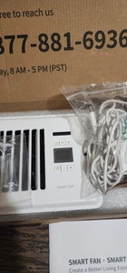 Ventilador de refuerzo de registro súper silencioso Howeall control de termostato inteligente 4x10"" - Imagen 1 de 5