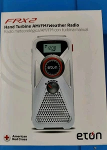 Eton FRX2 American Red Cross Edition Hand Turbine AM/FM Weather Alert Radio  - Picture 1 of 3