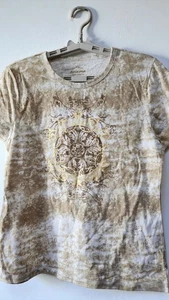 Arizona Jean Co. Juniors Tie Dye Short Sleeve Tee Shirt Sz XL New D25 Excellent  - Picture 1 of 4