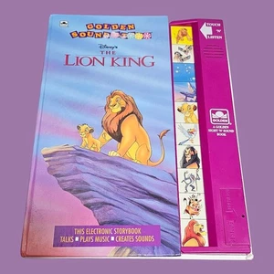 Vintage Golden Sight And Sound Disney The Lion King Electronic Book 1994 - Picture 1 of 4
