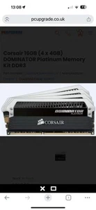 Corsair Dominator Platinum Ddr3 2400Mhz Tr(4x16gb) Total 64gb 10-12-12-21 2T XMP - Picture 1 of 4