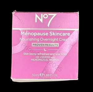 π No7 Menopause Overnight Cream 1.69oz β Hydrating Face Moisturizer π©· - Picture 1 of 5