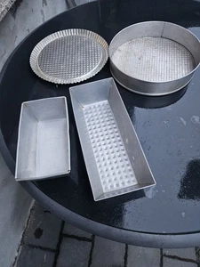 4 x DDR Kuchenform Backformen Vintage Aluminium Kastenform Kuchenform.. - Bild 1 von 8