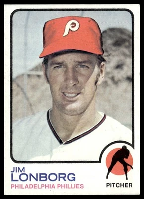1973 年 Topps Jim Lonborg EX 套装 Break #3 — 第 1/2 张图片