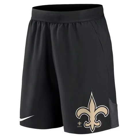 New Orleans Saints Nike Stretch Performance Shorts Men's NFL Training Dri-FIT Cover
