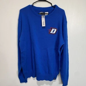DePaul University XL Blue Demons Crewneck Bruzer Sweater NWT - Picture 1 of 5