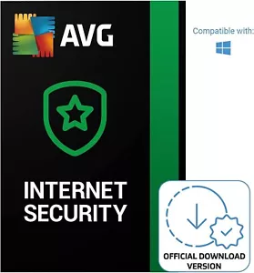 AVG Internet Security 2025 Antivirus Protection 1 Device 1 Year PC Code by Email - Picture 1 of 12