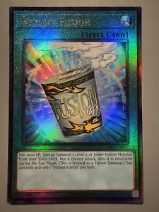 YUGIOH INSTANT FUSION (SPELL) ASIA ENGLISH EDITION ES01-AE057 ULTIMATE RARE - Picture 1 of 3